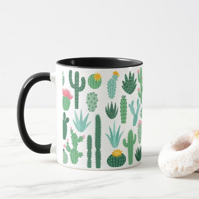 Caneca Desert Cactus Bonito (Com Donut)