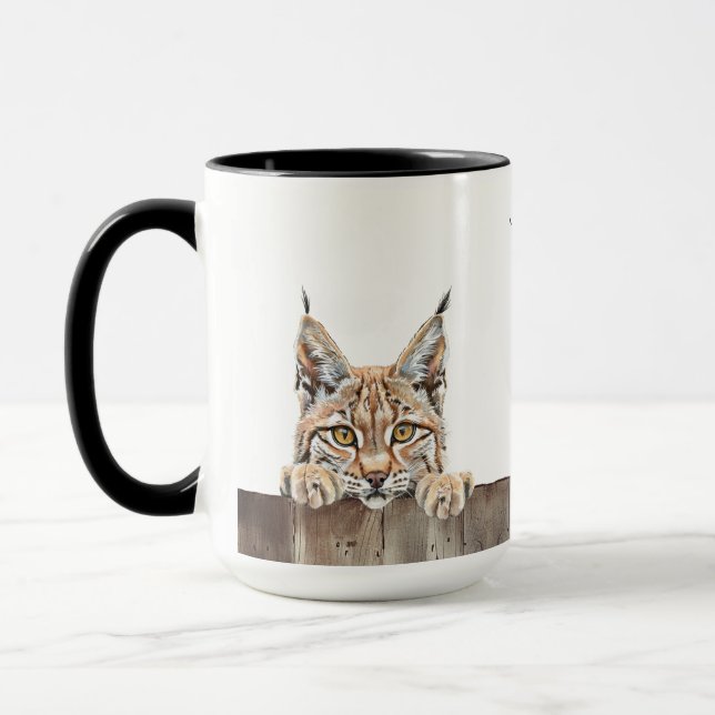 Caneca Desert Lynx Cat Mug (Esquerda)