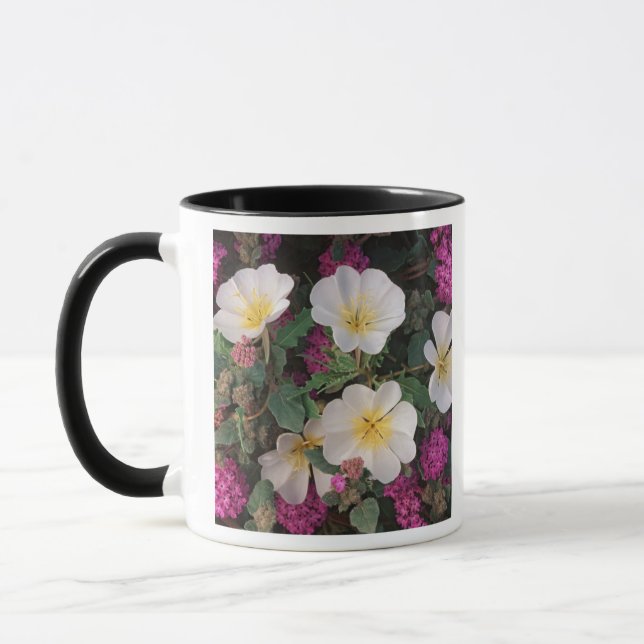 Caneca Deserto Noite Primrose e Deserto Sand Verbena, (Esquerda)