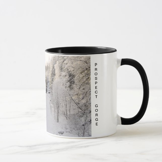 Caneca Desfiladeiro da perspectiva no inverno (Direita)