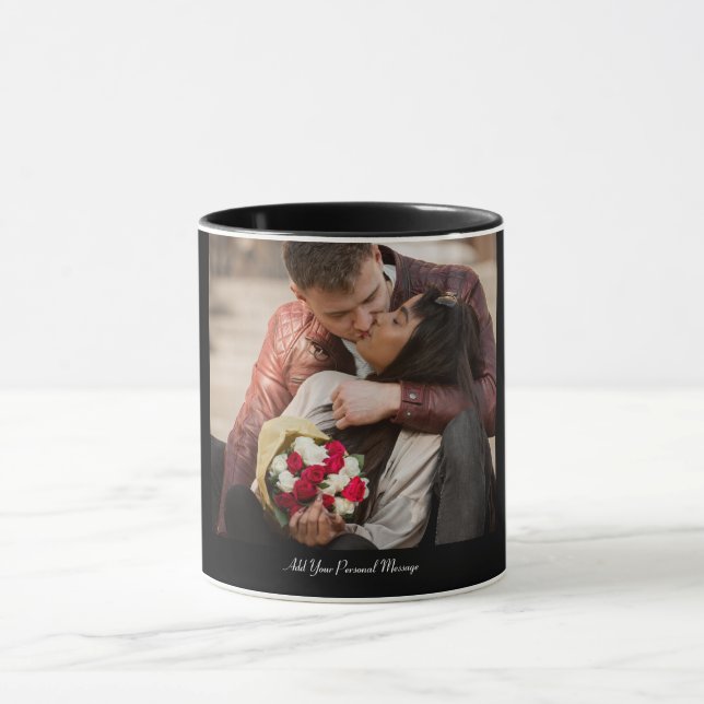 Caneca Design a sua própria foto (Centro)