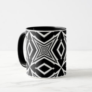 Caneca Design abstrato da ilusão óptica 9
