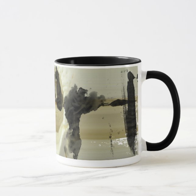Caneca Design abstrato e listras (Direita)