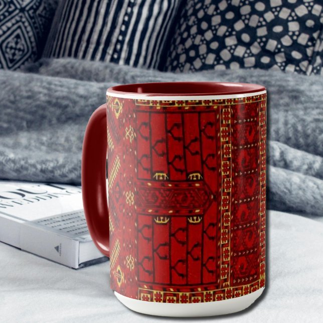 Caneca Design Antiquado Turquemeno (Criador carregado)