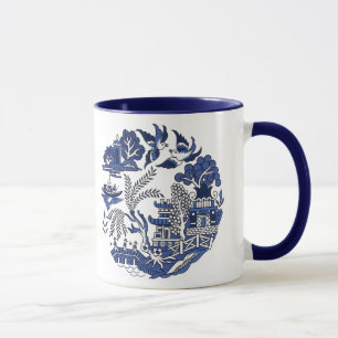 Caneca Design Clássico Azul Selvagem China