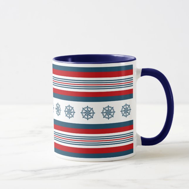 Caneca Design com tema náutico (Direita)