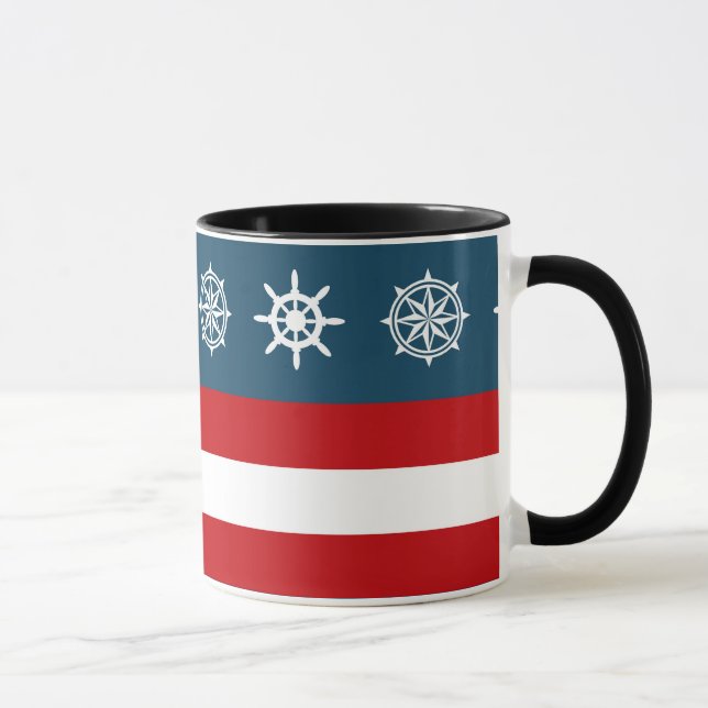 Caneca Design com tema náutico (Direita)