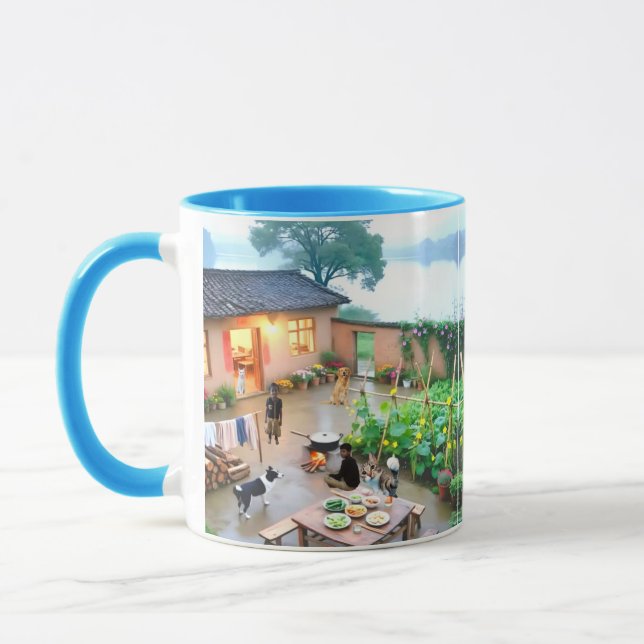 Caneca design Combo Mug 3D | Tamanho perfeito do café e d (Esquerda)