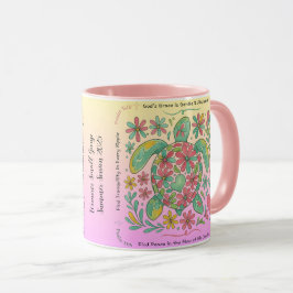 Caneca Design cristão personalizável, Tartaruga marinha,