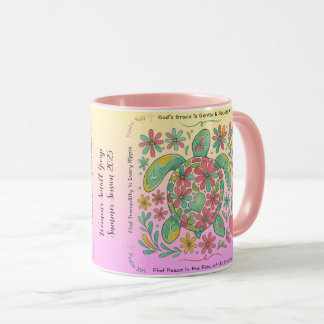 Caneca Design cristão personalizável, Tartaruga marinha,