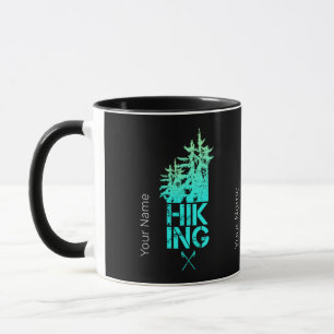 Caneca Design da Floresta Vintage ao Exterior em Caminho 