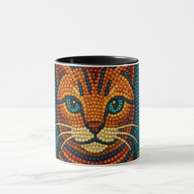 Caneca Design da tampa do gatinho (Centro)