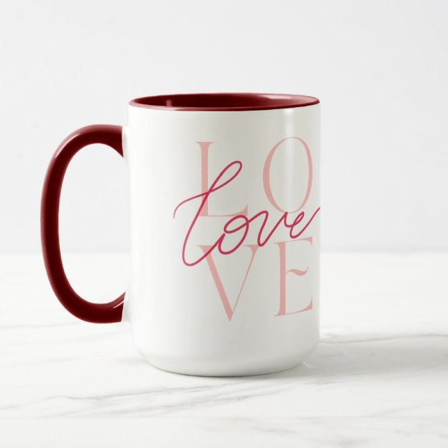 Caneca Design de amor de Taça (Esquerda)