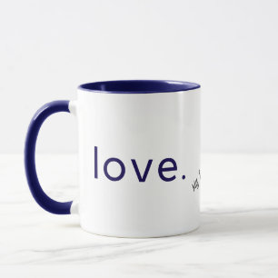 Caneca Design de Amor Minimalista - Presente Dia de os na