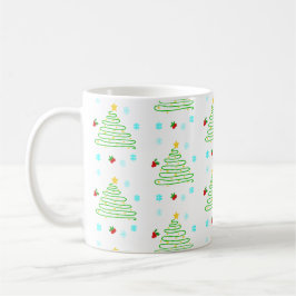 Caneca design de árvore de Natal