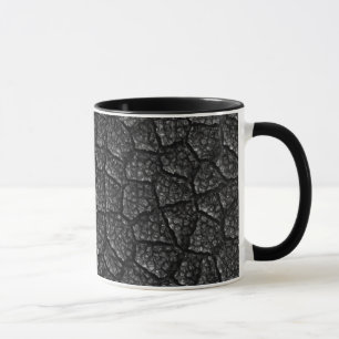 Caneca Design de Asfalto Preto