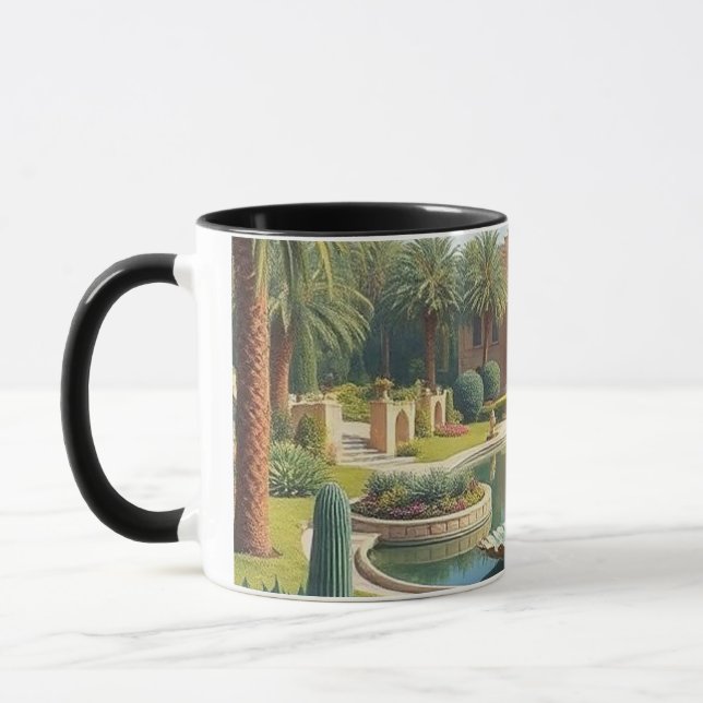Caneca Design de Assuã (Esquerda)