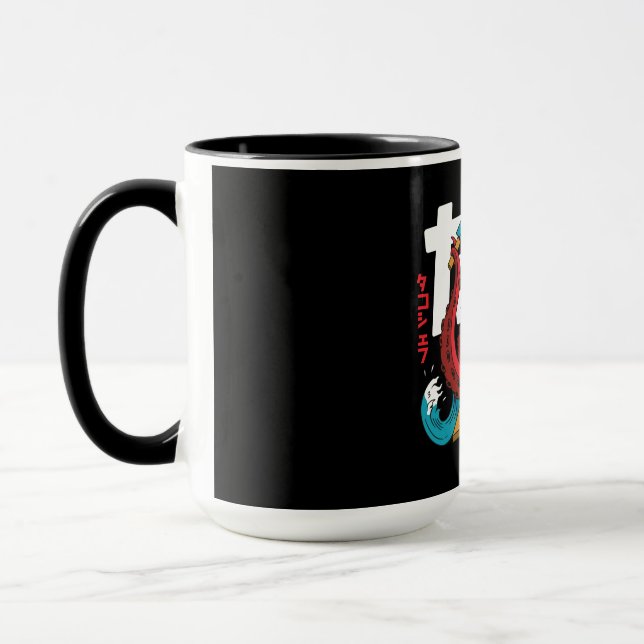 Caneca Design de Chef de Sushi de Polvo Engraçado (Esquerda)