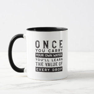 Caneca Design de Citação de Sabedoria - Valor de Cada Lar