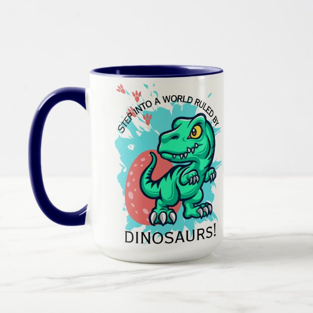 CANECA DESIGN DE CITAÇÃO DINOSAUR (Esquerda)