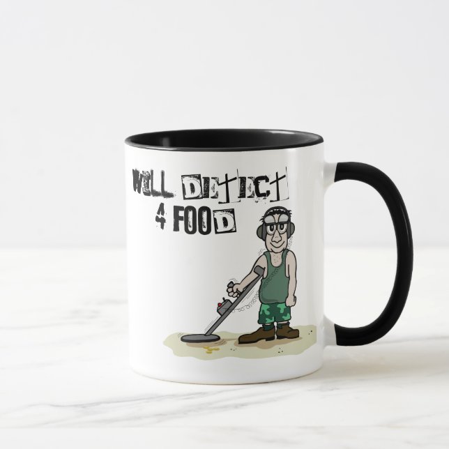 Caneca Design de detecção de metais (Direita)