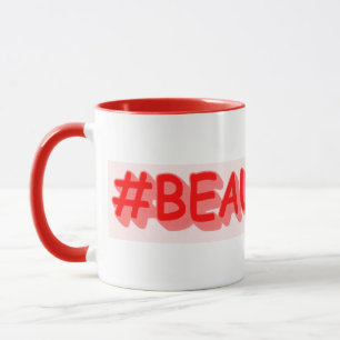 Caneca Design de Expressão Bestial "#BONITA". Comprar Ago