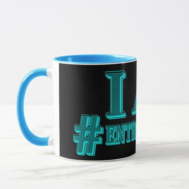 Caneca design de expressão "EU SOU EMPRESARIAL". Comprar  (Esquerda)