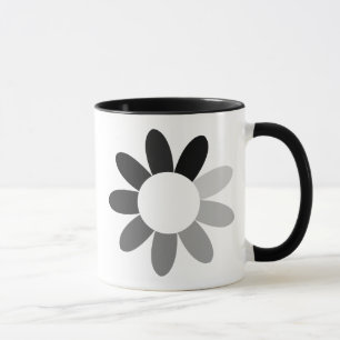 Caneca Design de flores tonais