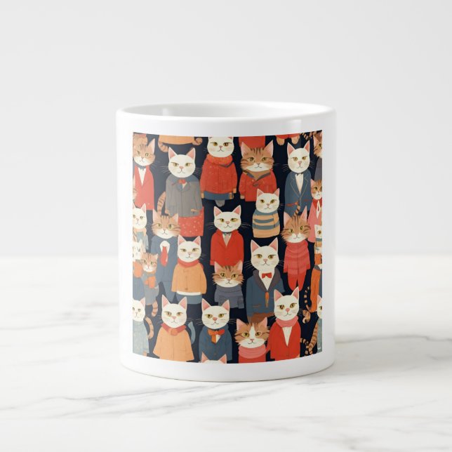 Caneca design de gatos (Frente)