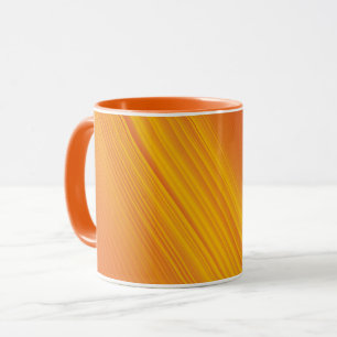 Caneca Design de gradiente amarelo laranja e ouro
