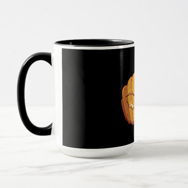 Caneca Design de Jack O Lantern para Halloween (Esquerda)