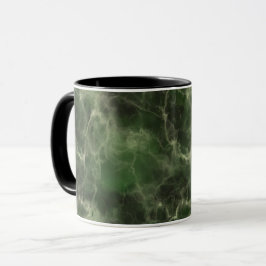 Caneca Design de Mármore Verde Realista