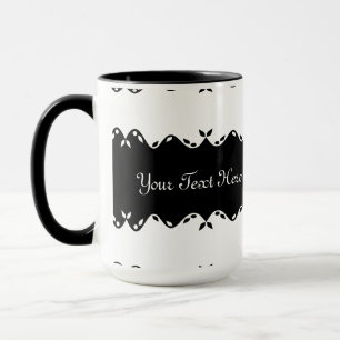 Caneca Design de Monograma Personalizado