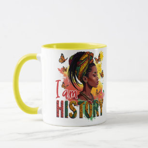 Caneca Design de Mugs e Copas do Histórico Preto