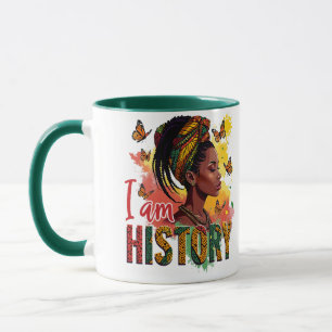 Caneca Design de Mugs e Copas do Histórico Preto