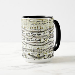 Caneca Design de música "Polonaise" de Chopin