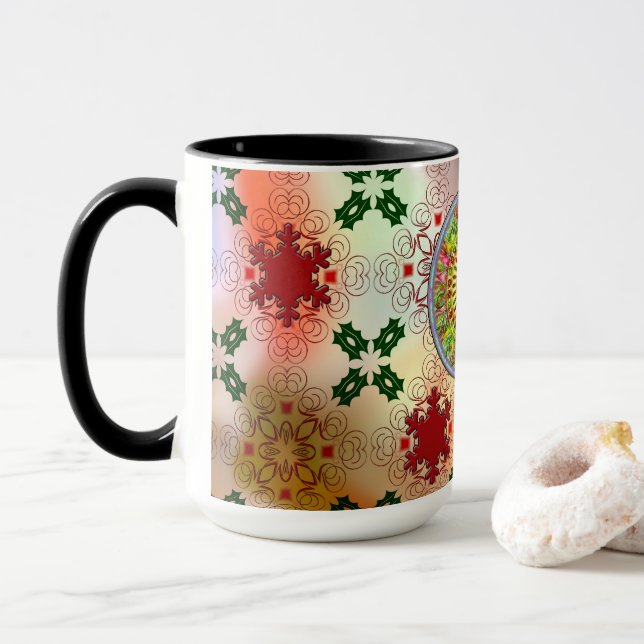 Caneca Design de Natal de Sweater Feio (Com Donut)
