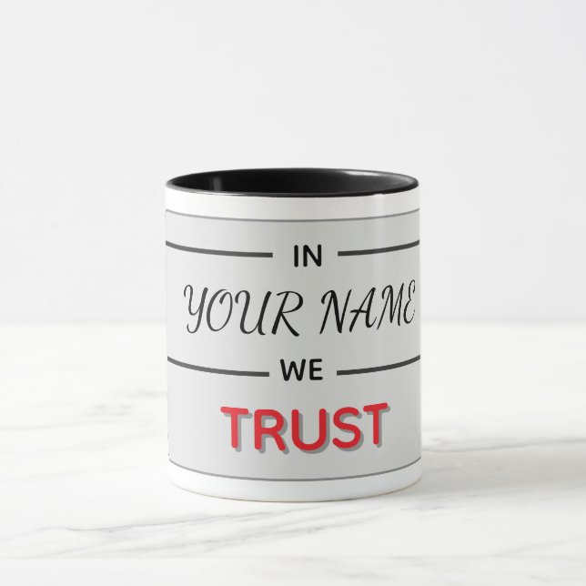 Caneca Design de Reconhecimento de Equipe (Centro)