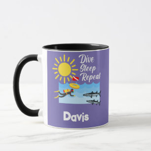 Caneca Design de Repetição de Repouso - Combo Mug