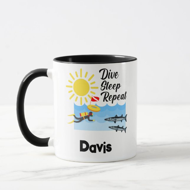 Caneca Design de Repetição de Repouso - Combo Mug (Esquerda)