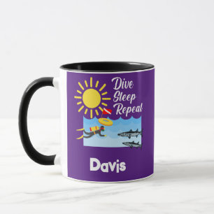 Caneca Design de Repetição de Repouso - Combo Mug