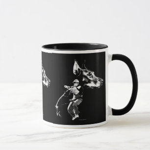 Caneca Design de Schutzhund do Doberman