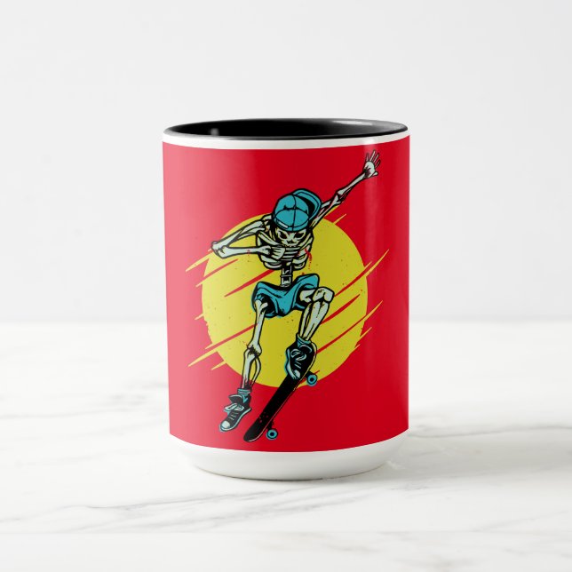 Caneca Design de Skeleton Skeleton (Centro)