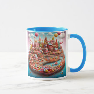 Caneca Design de Sorvete de Diversão Congelada - Estilo d