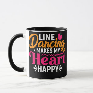 Caneca Design de texto Pun Dancer da Cotação de Dançarina