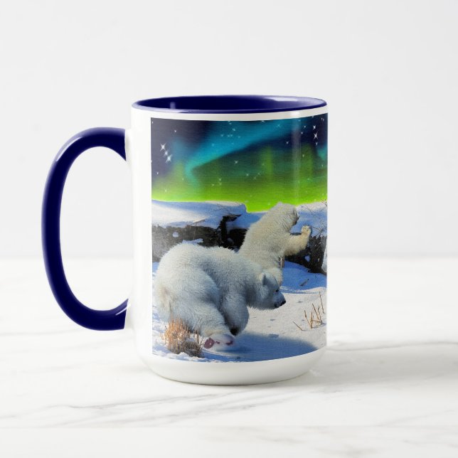 Caneca Design de Ursos para Animais e Animais Selvagens (Esquerda)