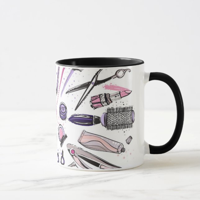 Caneca Design do círculo da composição (Direita)