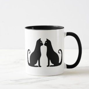 Caneca Design do gato preto