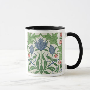 Caneca Design do papel de parede floral