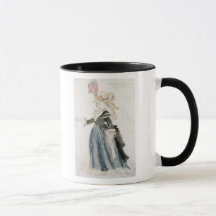 Caneca Design do traje para "Misa Sert" como 'o la da